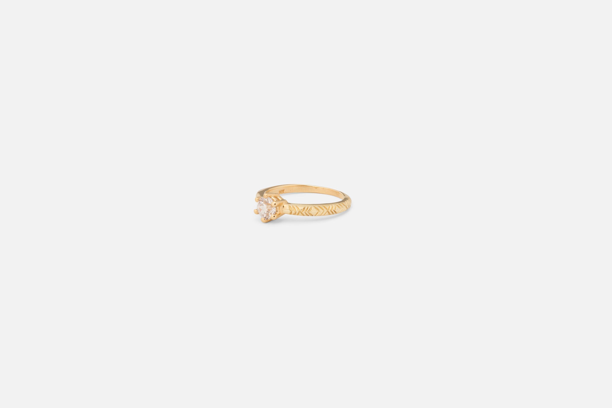 1CT Etched Una Ring