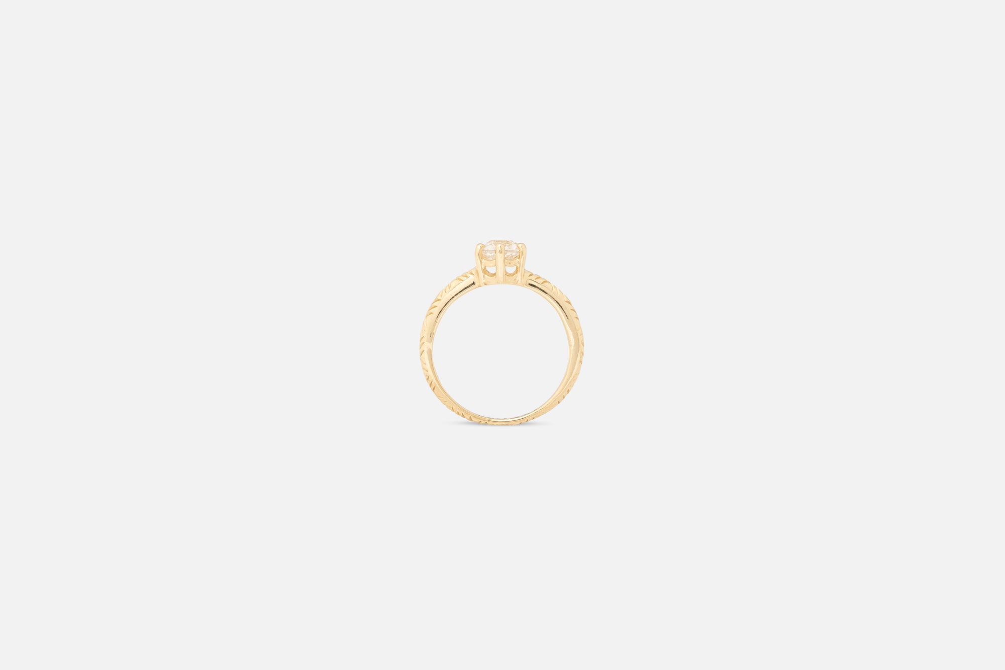 1CT Etched Una Ring