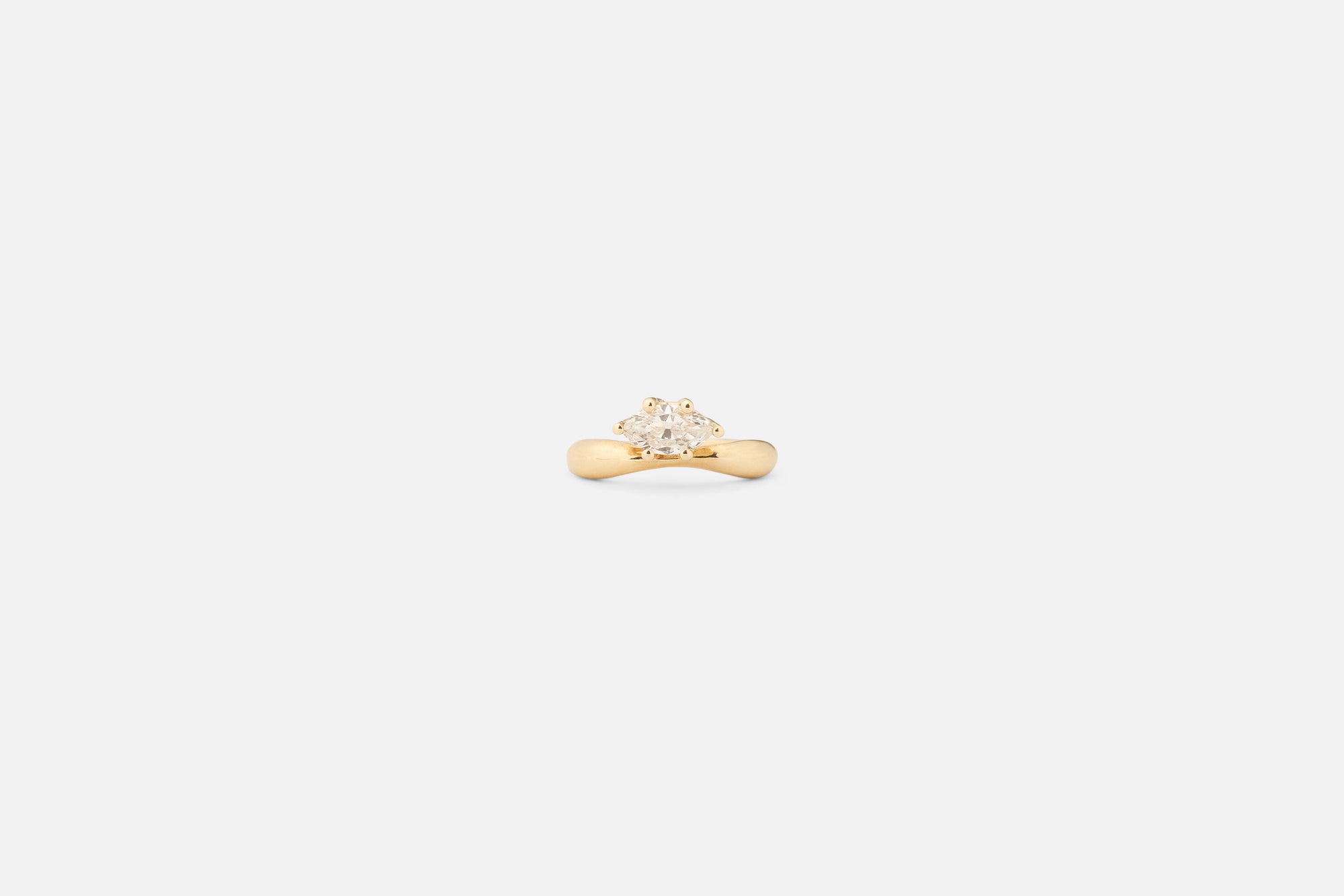 0.60CT One of Kind Marquis Pinch Solitaire