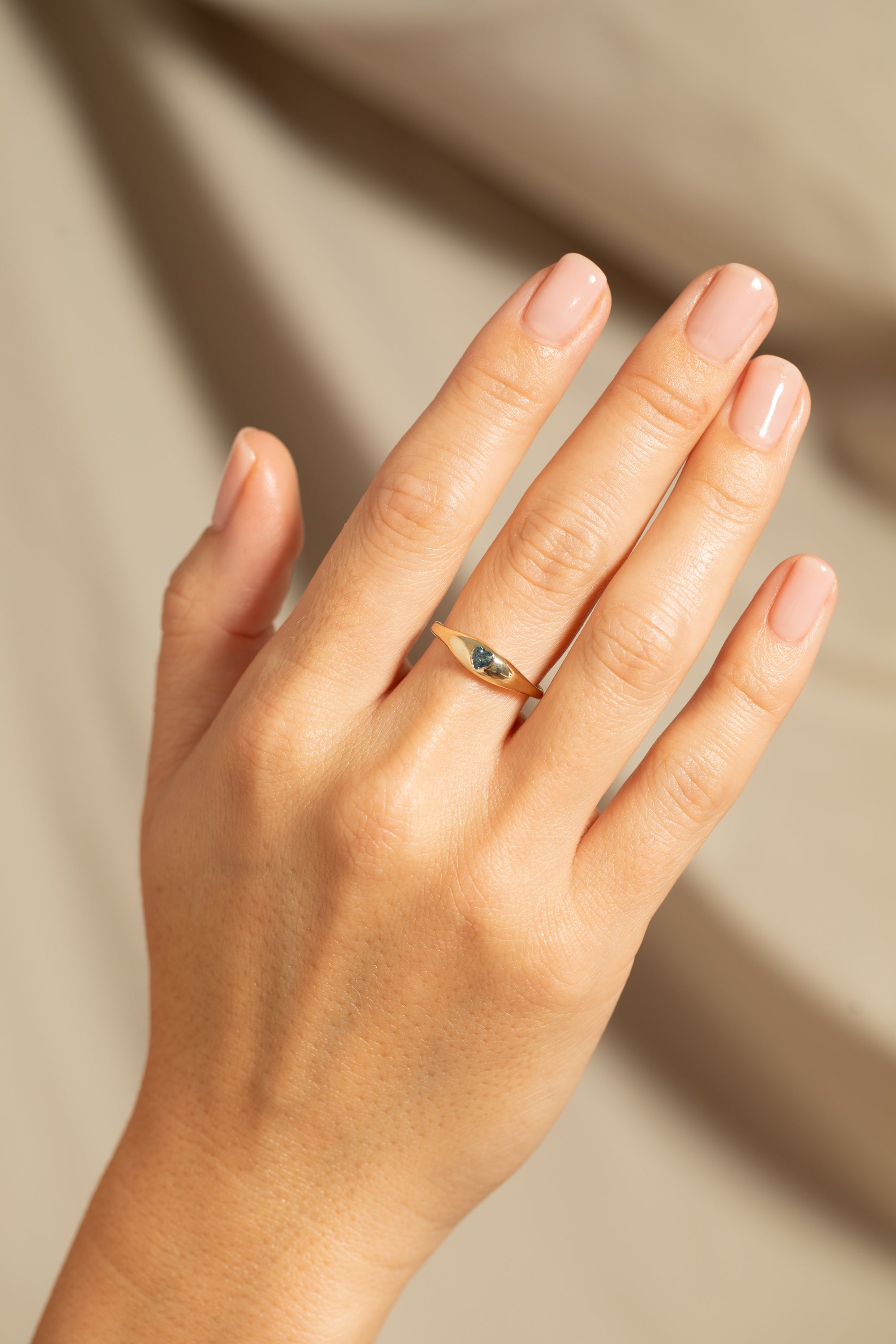 Heart Sapphire Ovate IV Ring 03