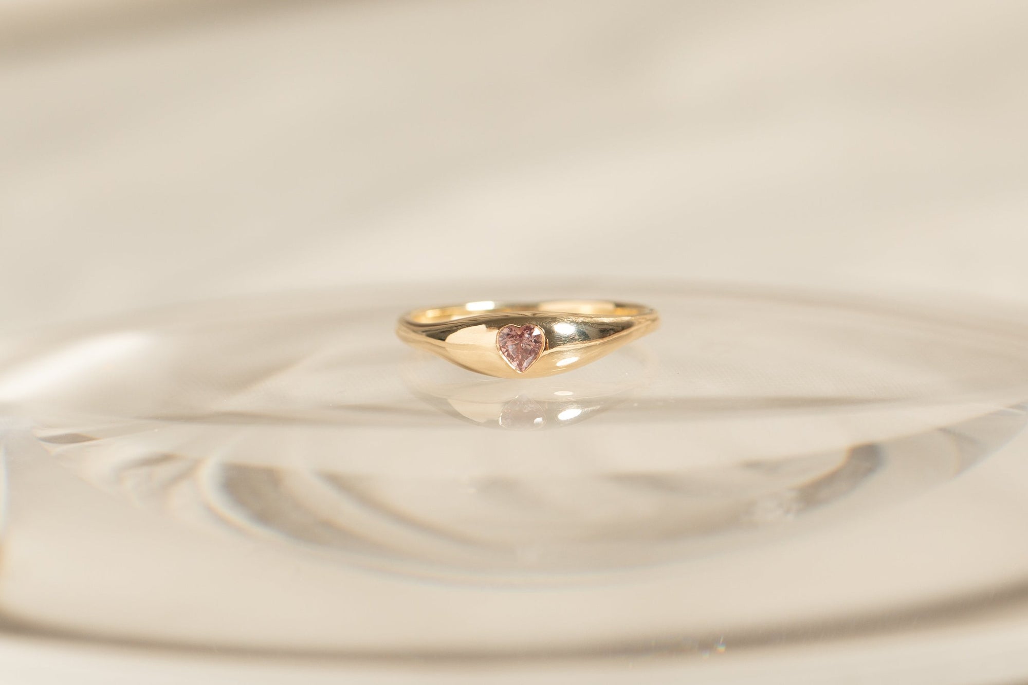 Heart Sapphire Ovate IV Ring 07