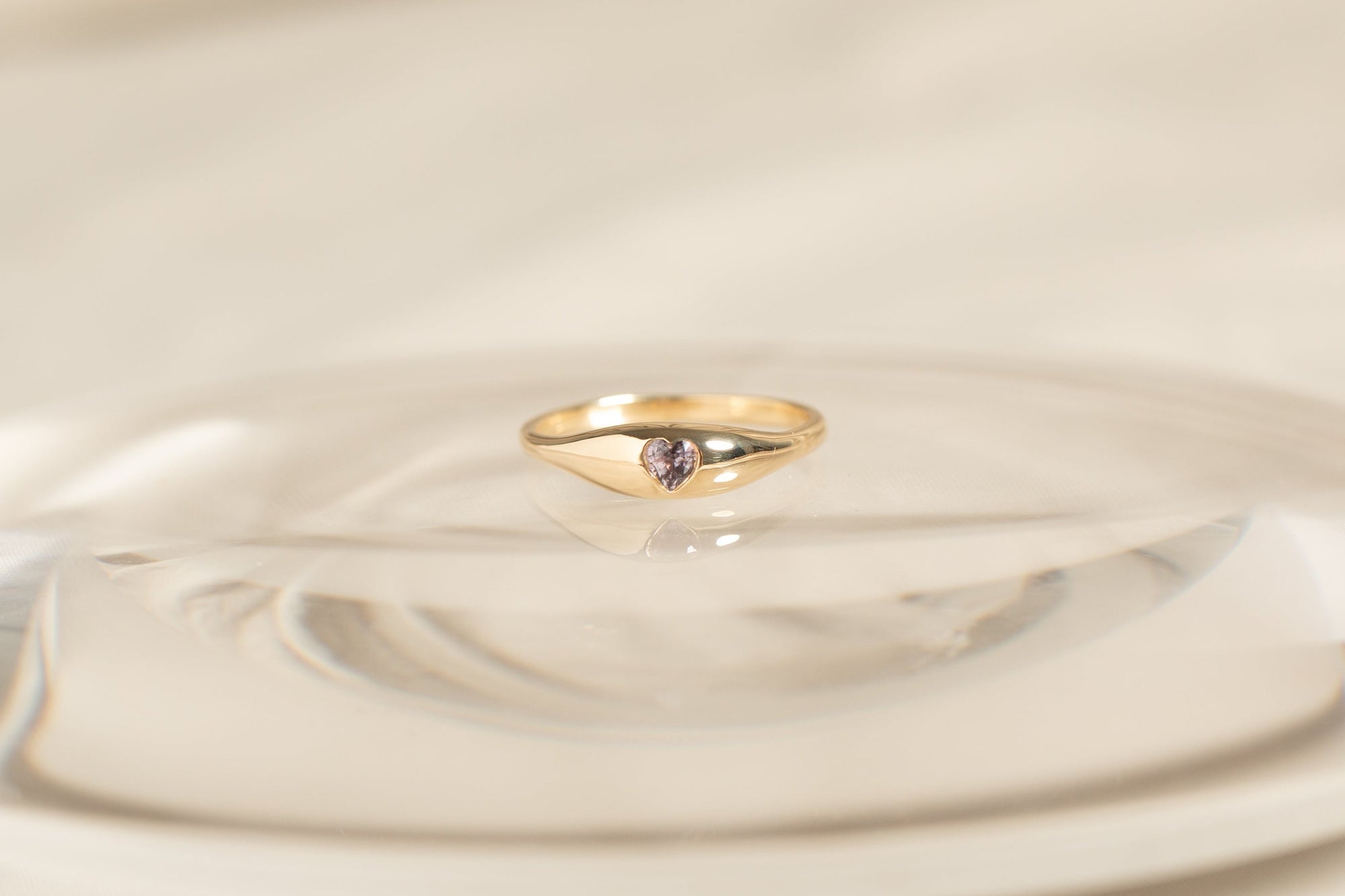 Heart Sapphire Ovate IV Ring 08