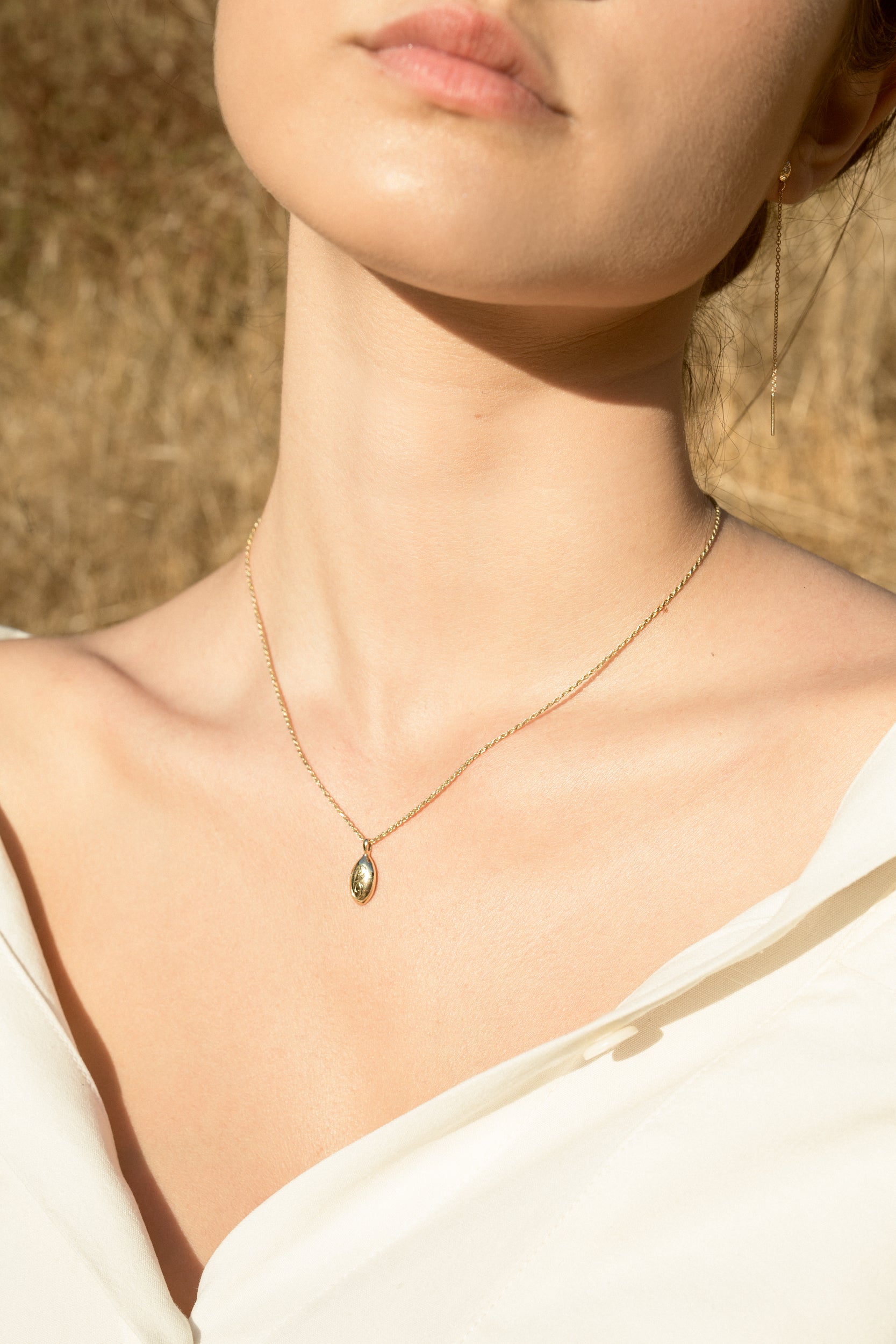 Petite Ovate Signet Charm