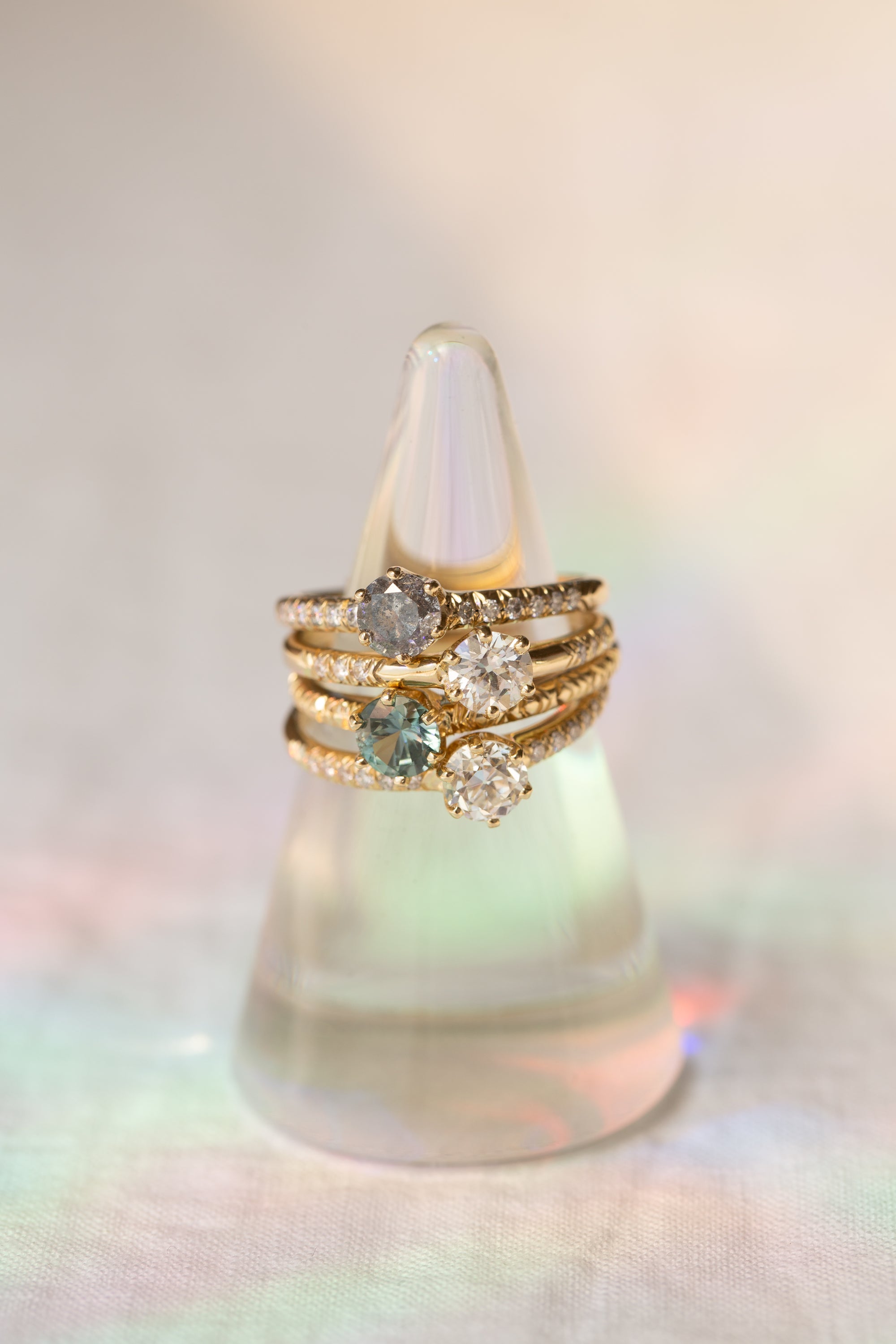 Enda Ring // White Diamond