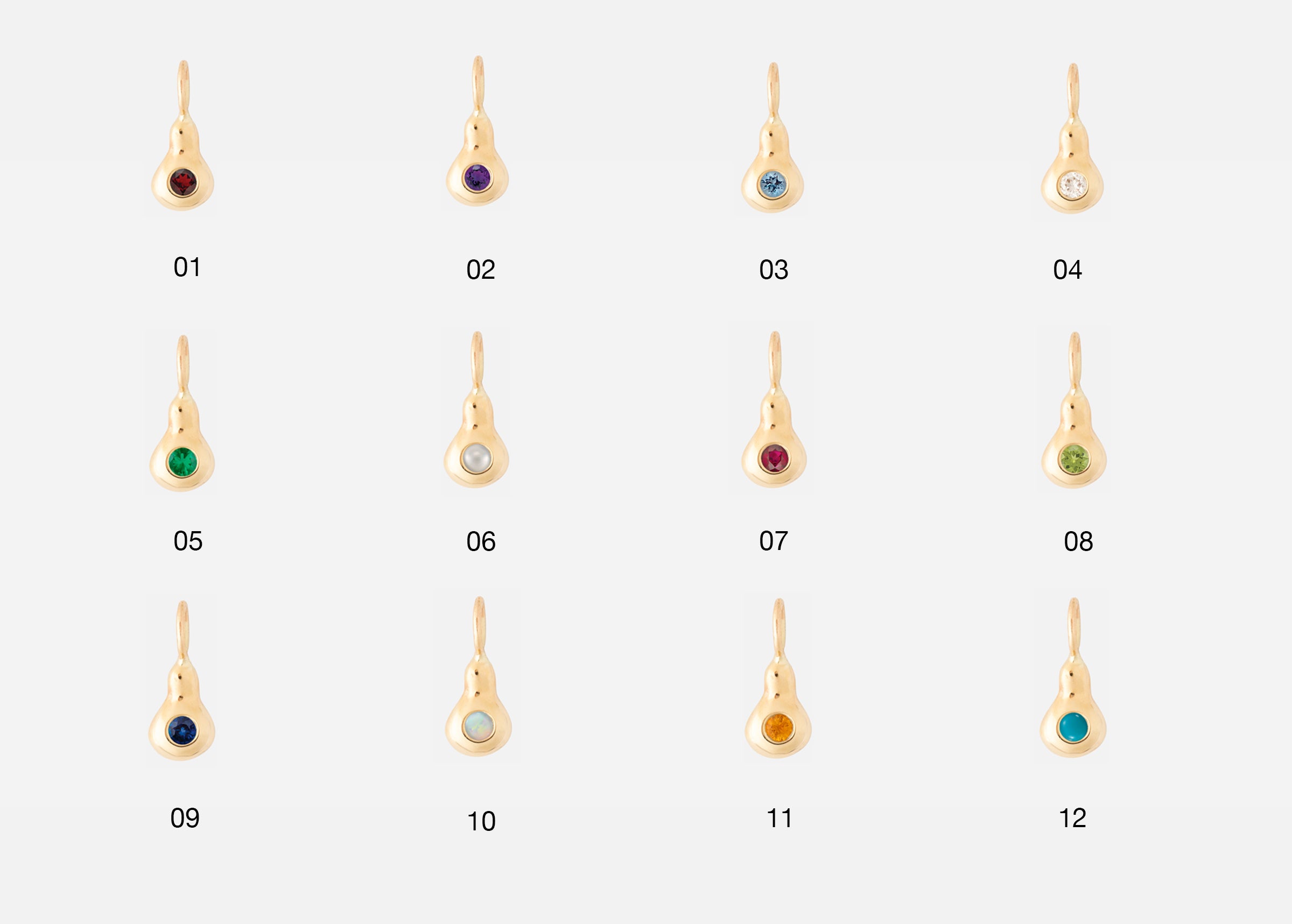 Gemstone Charms – Ochre Objects