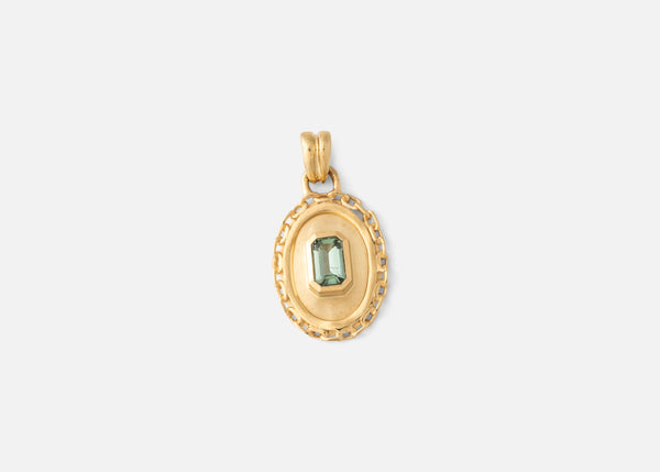 One of Kind Sapphire Vetro Charm 09