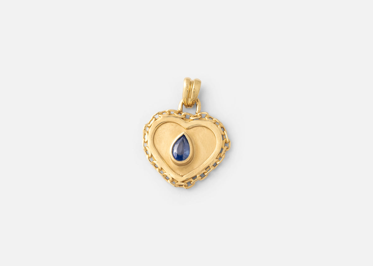 One of Kind Sapphire Vetro Charm 02