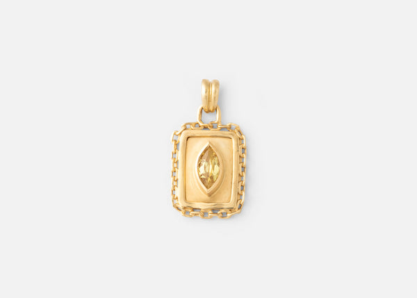 One of Kind Sapphire Vetro Charm 05