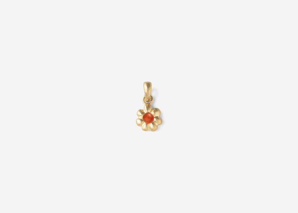 Carnelian Petite Flora Charm