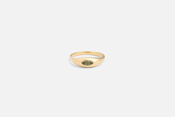 Sapphire Ovate V Ring 01
