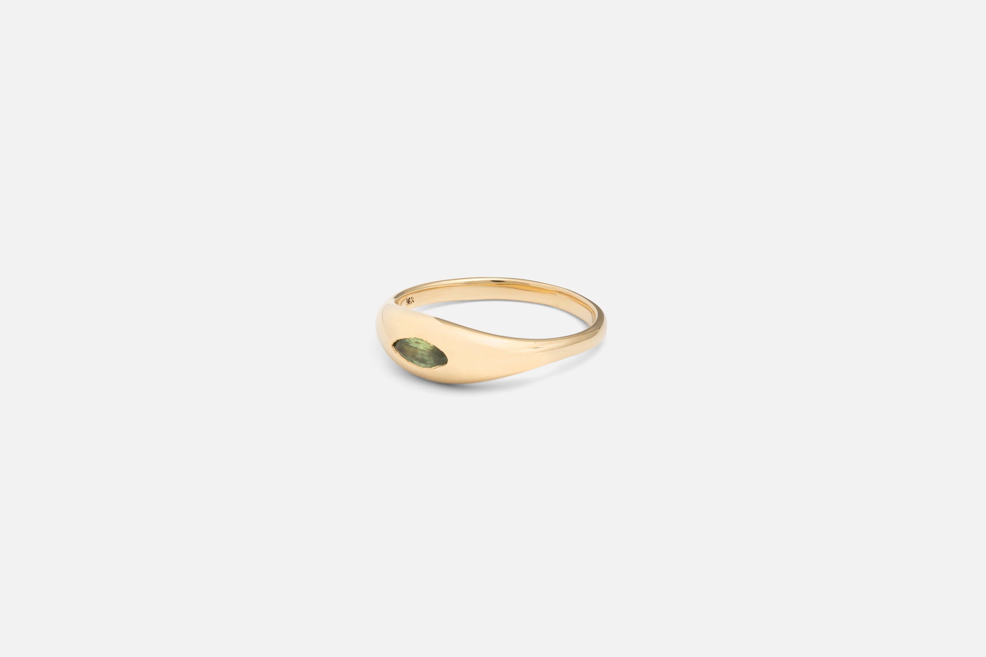 Sapphire Ovate V Ring 01