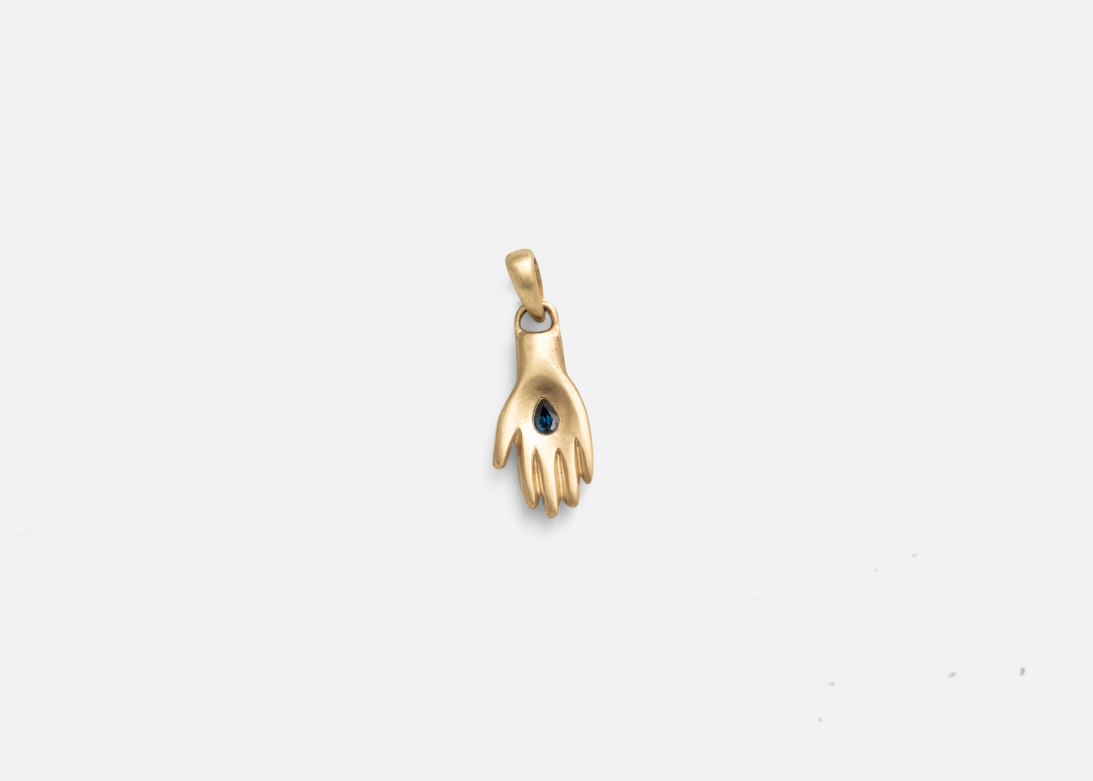 Dark Blue Sapphire Etherea Charm