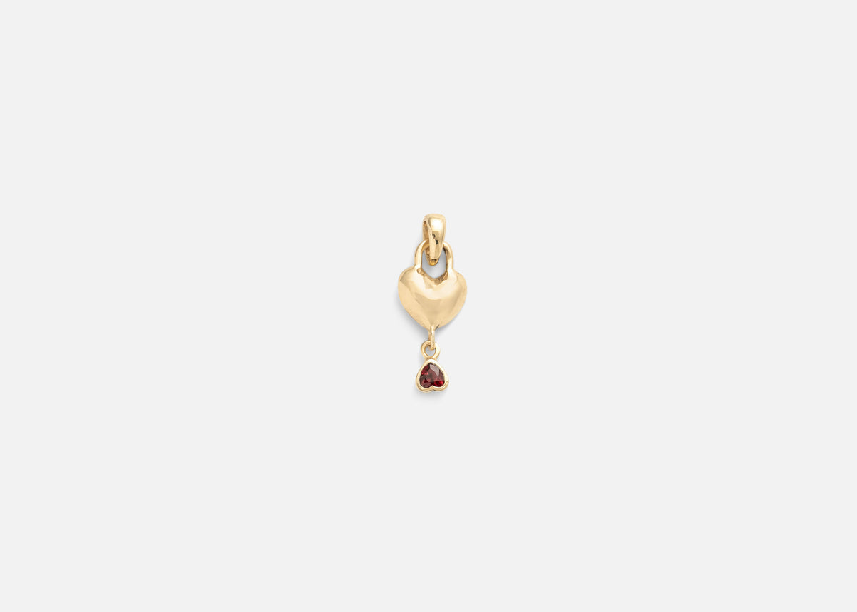 Garnet Shadow Charm