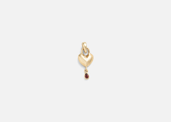 Garnet Viscera Charm