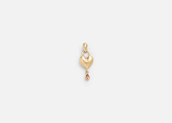 Pink Tourmaline Viscera Charm