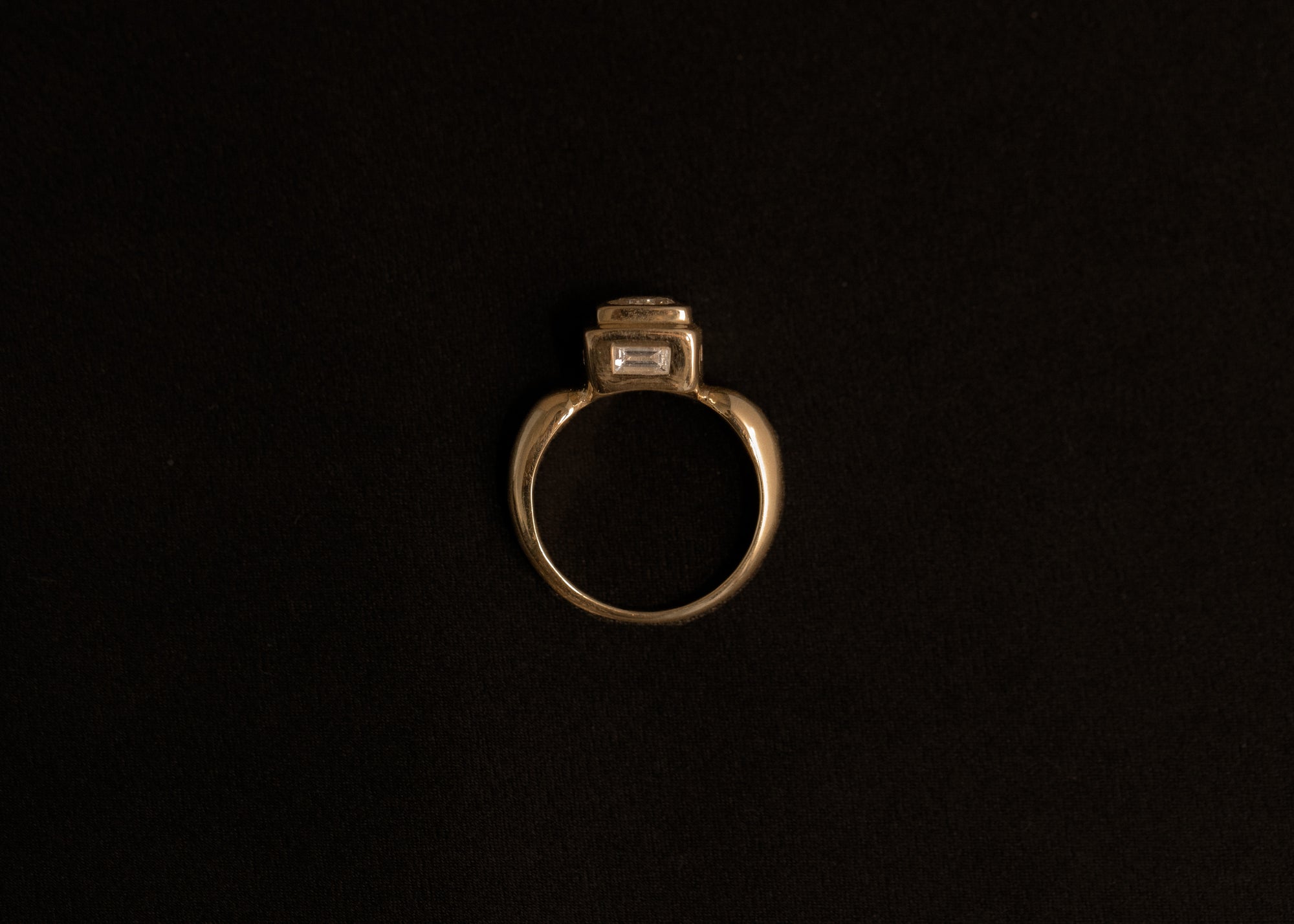 One of a Kind 0.41CT Heart Shape Pictura Ring