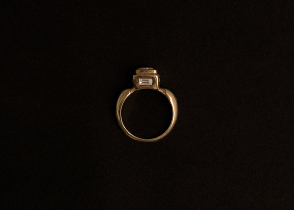 One of a Kind 0.41CT Heart Shape Pictura Ring