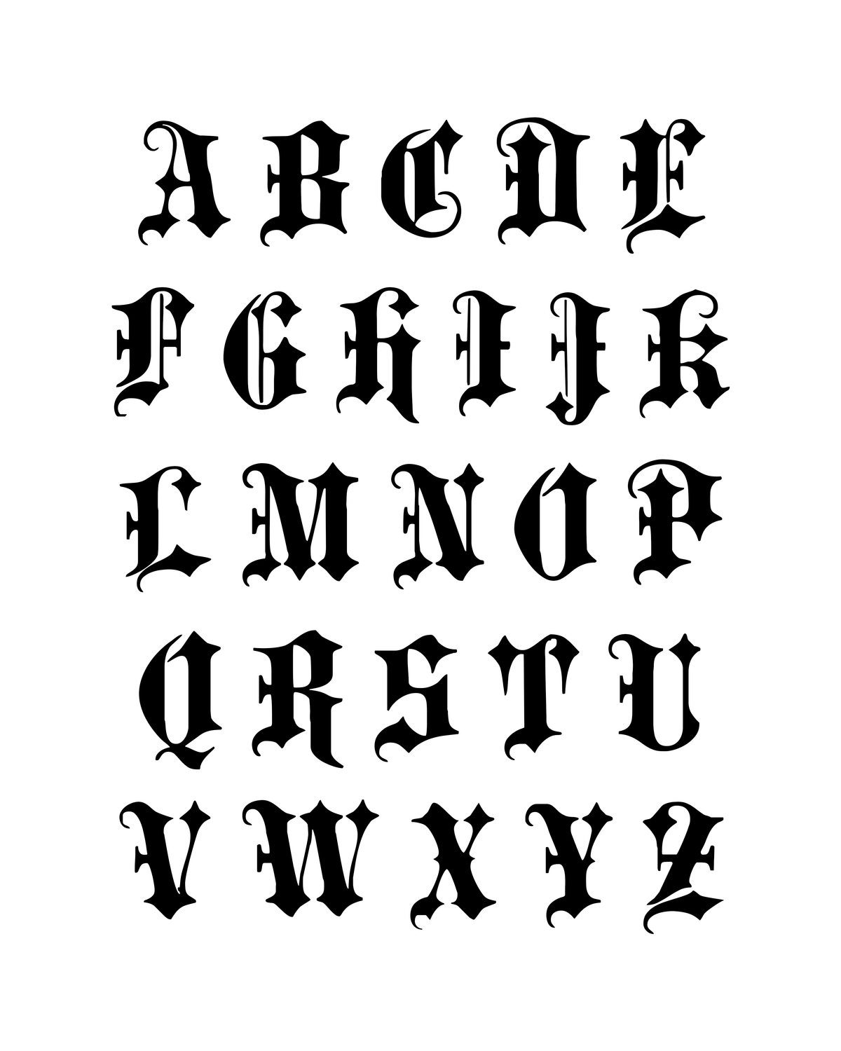 Lettera Catene Charm
