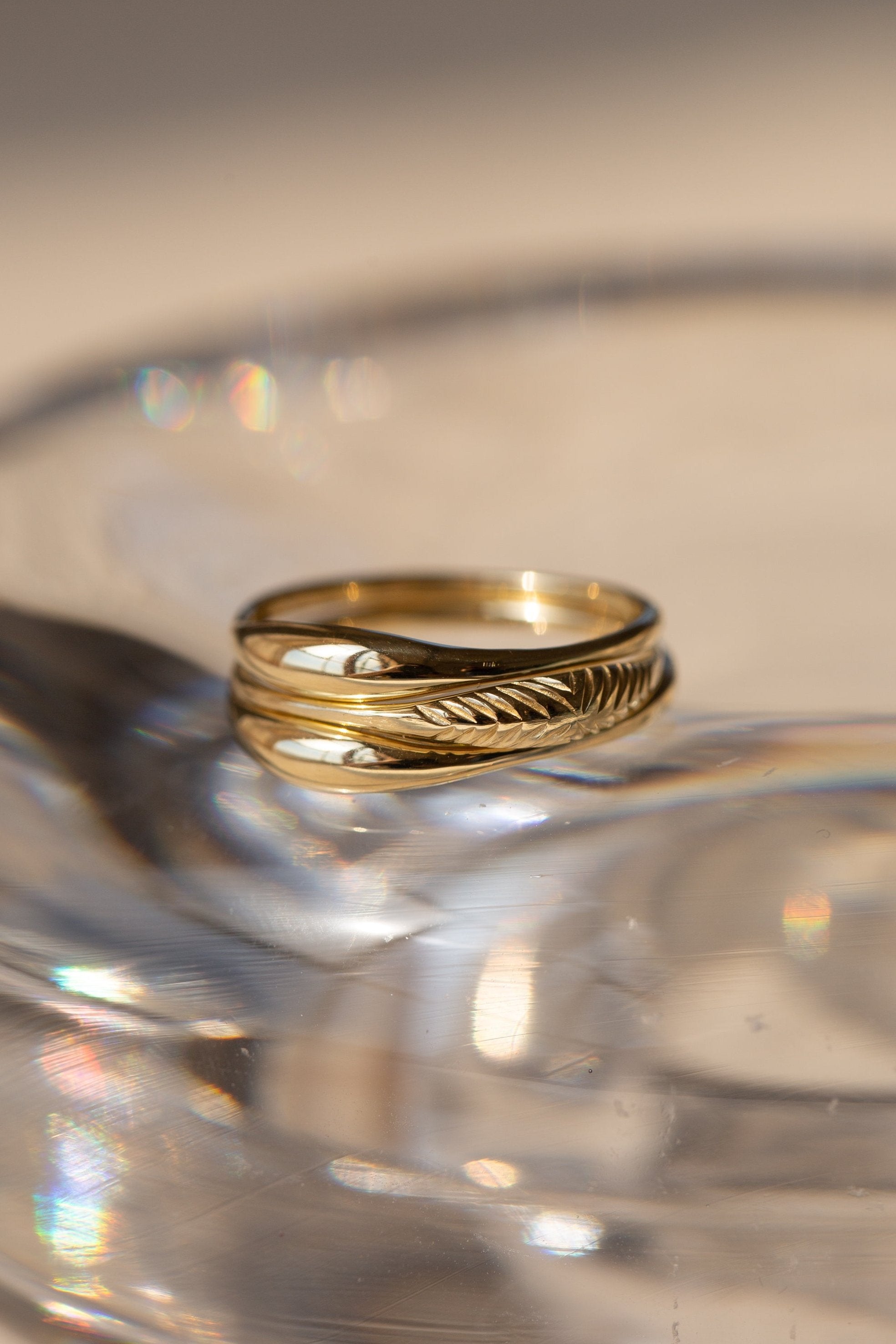 Etched Ovate II Ring