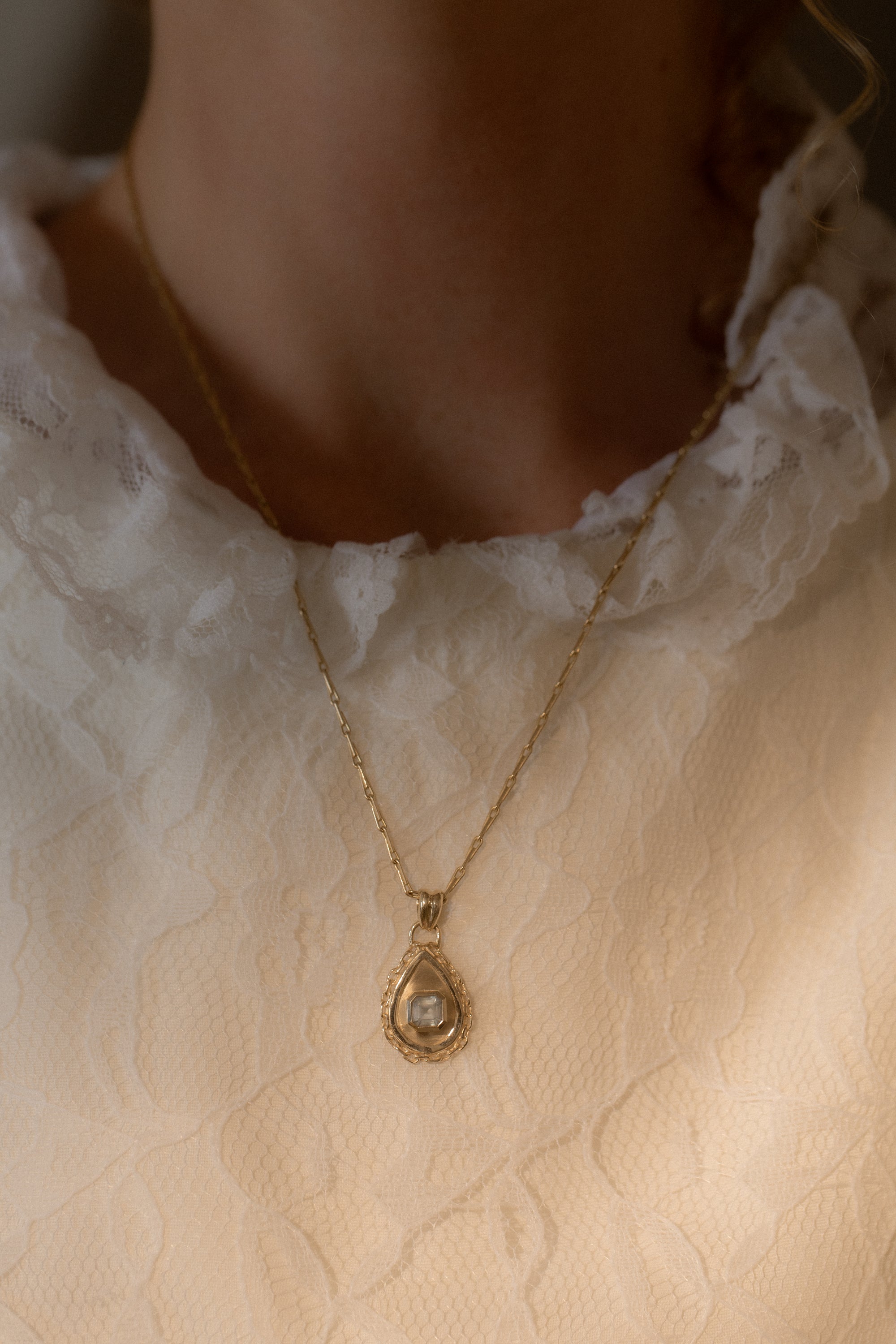 One of Kind Sapphire Vetro Charm 07