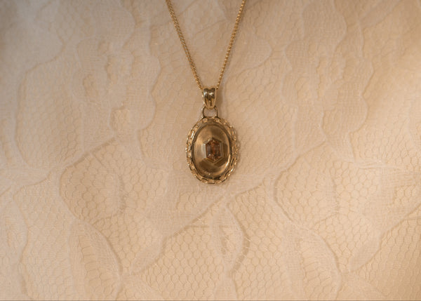 One of Kind Sapphire Vetro Charm 08
