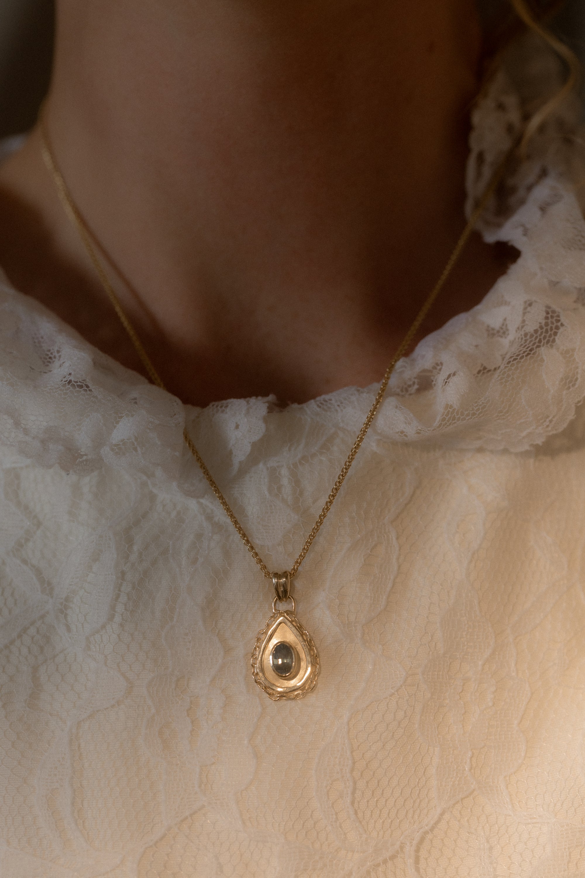 One of Kind Sapphire Vetro Charm 06
