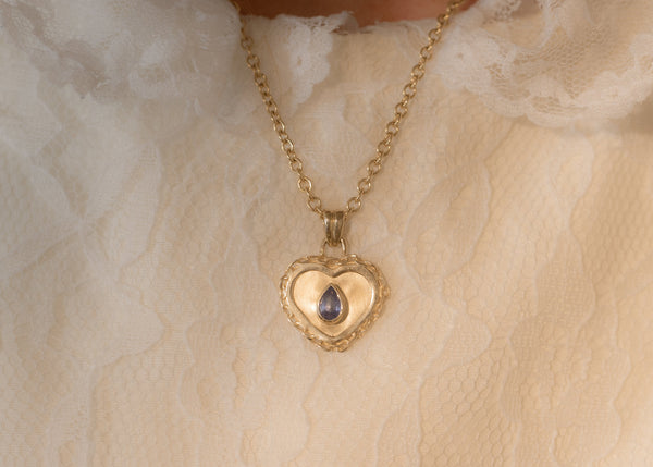 One of Kind Sapphire Vetro Charm 02