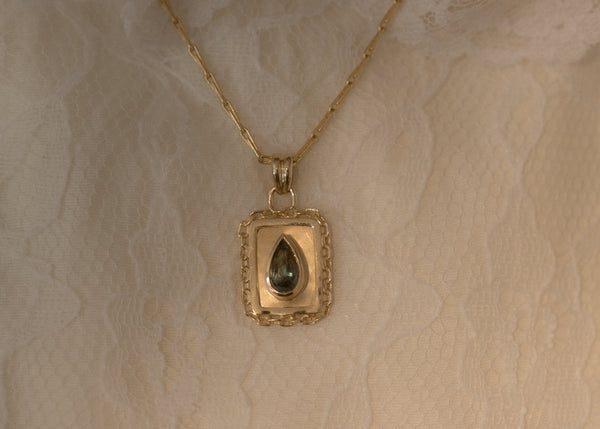 One of Kind Sapphire Vetro Charm 03