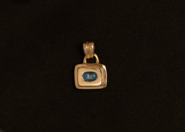 One of Kind Sapphire Pictura Charm 01