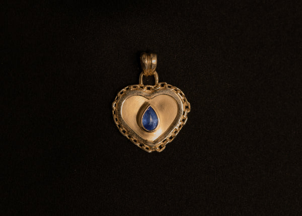 One of Kind Sapphire Vetro Charm 02