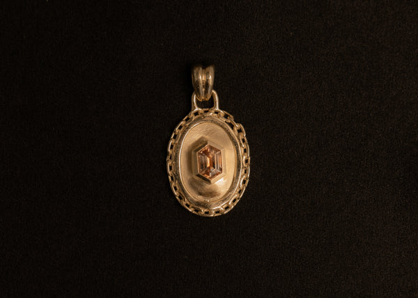 One of Kind Sapphire Vetro Charm 08