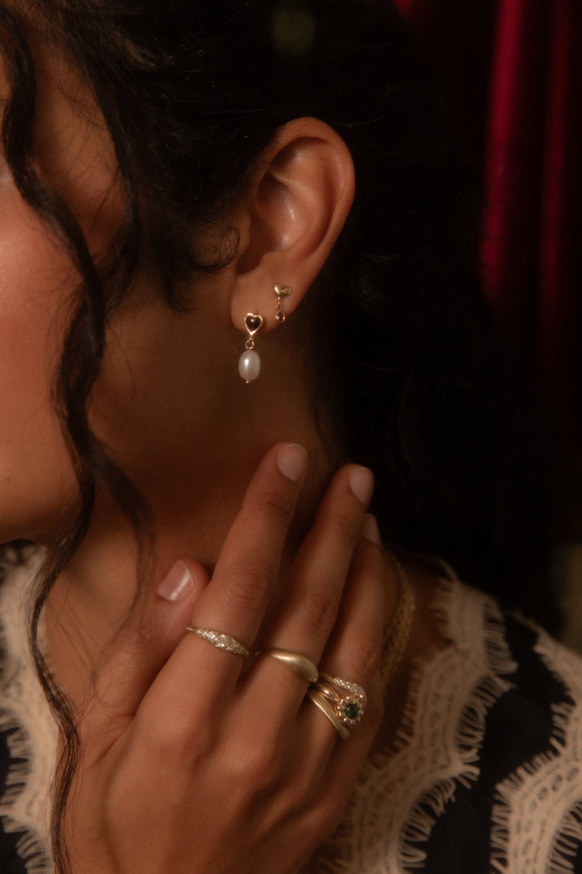 Cordis Pearl Drop Earrings