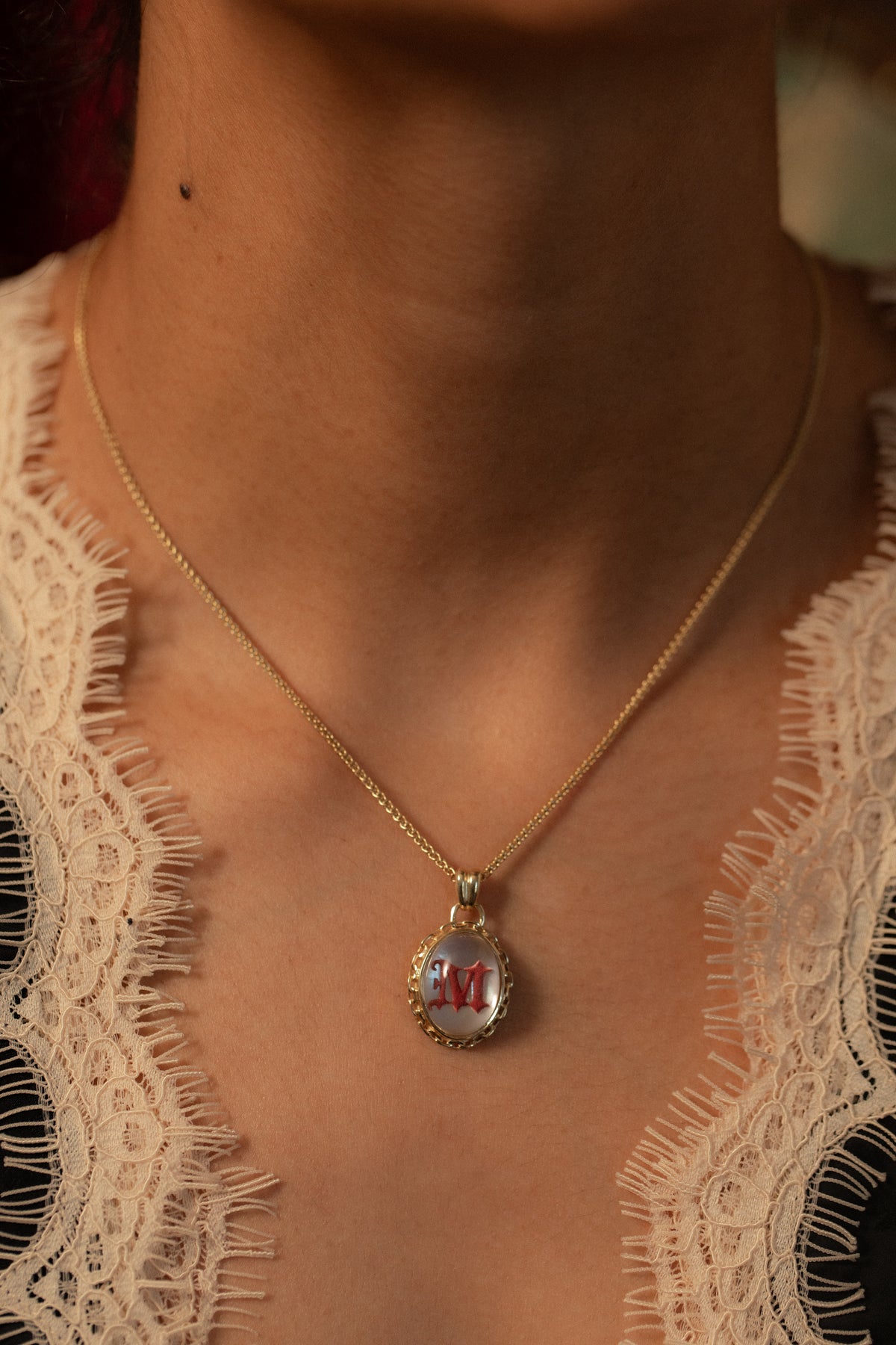 Lettera Catene Charm