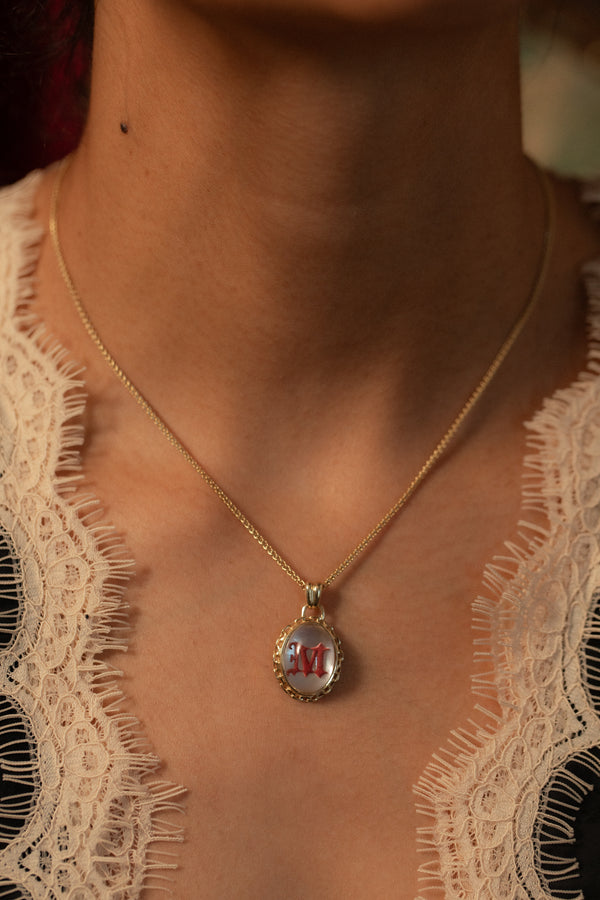 Lettera Catene Charm