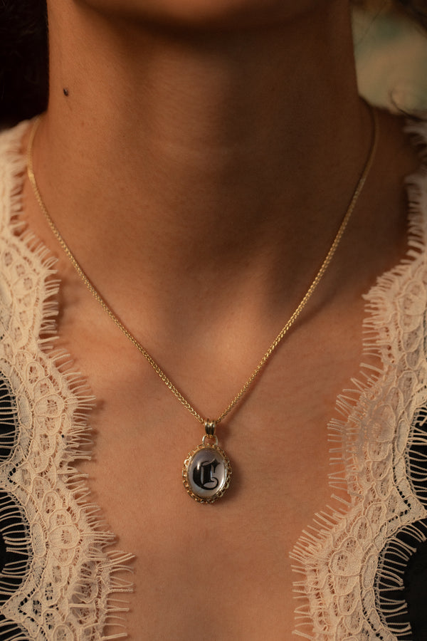 Lettera Catene Charm