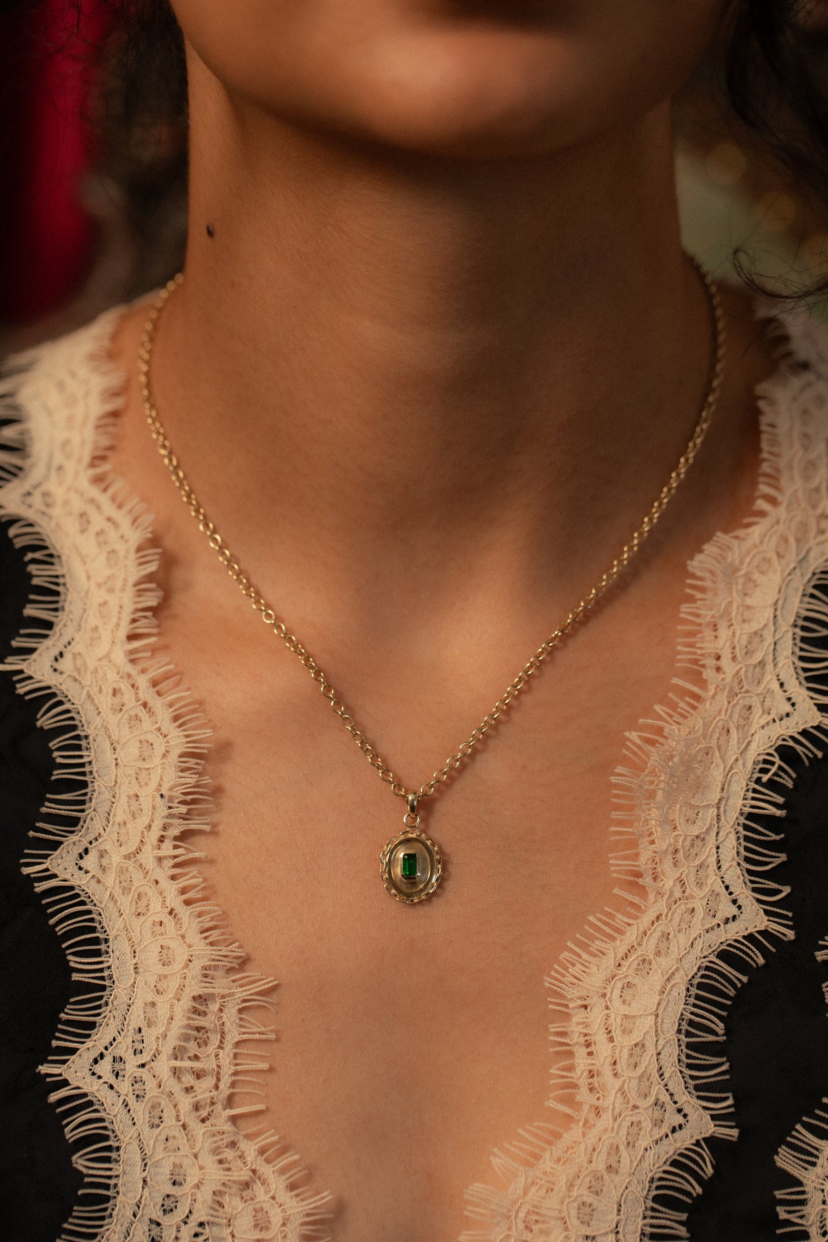 Oval Petite Vetro Charm