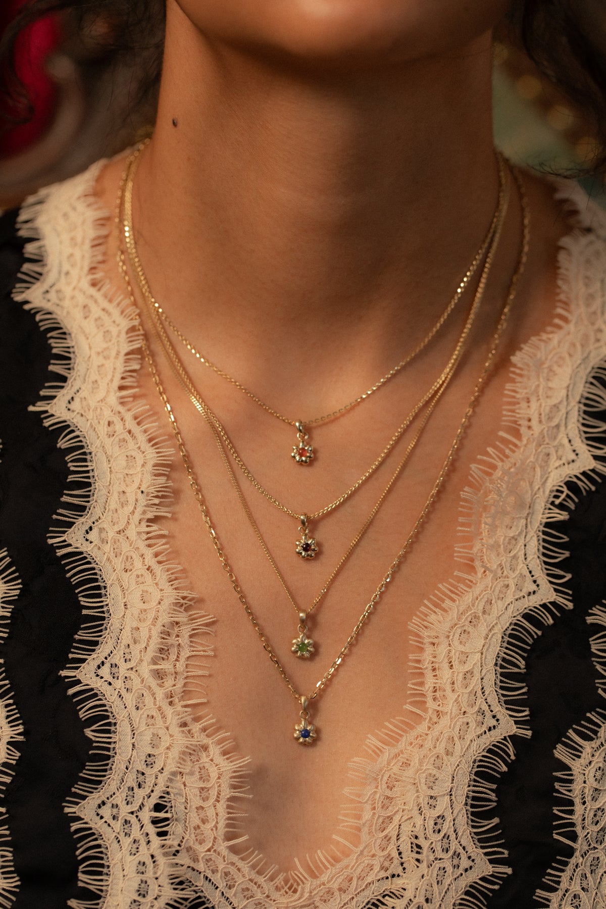 Carnelian Petite Flora Charm