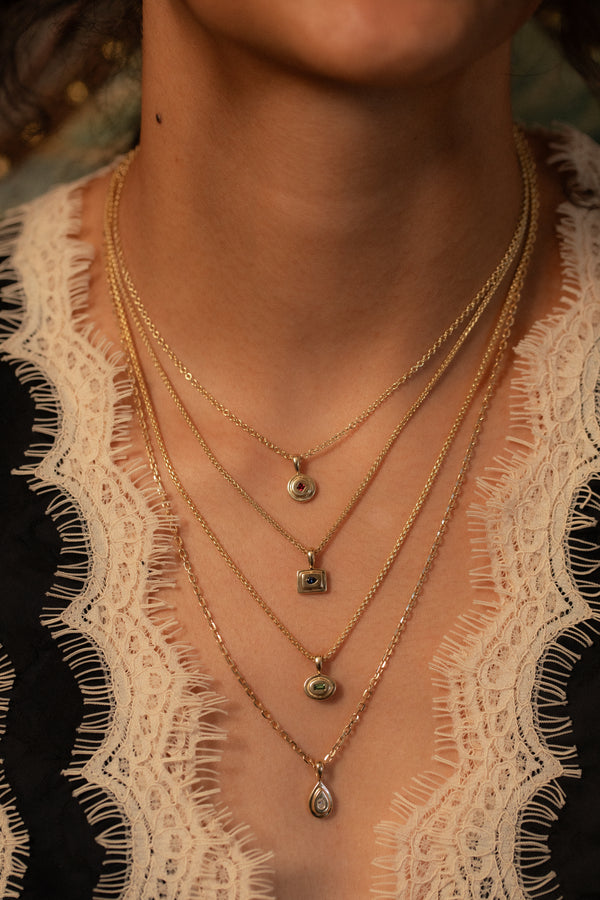 Diamond Pear Pictura Charm