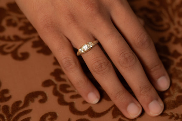 3 Diamond Ovate III Ring