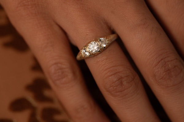 3 Diamond Ovate III Ring
