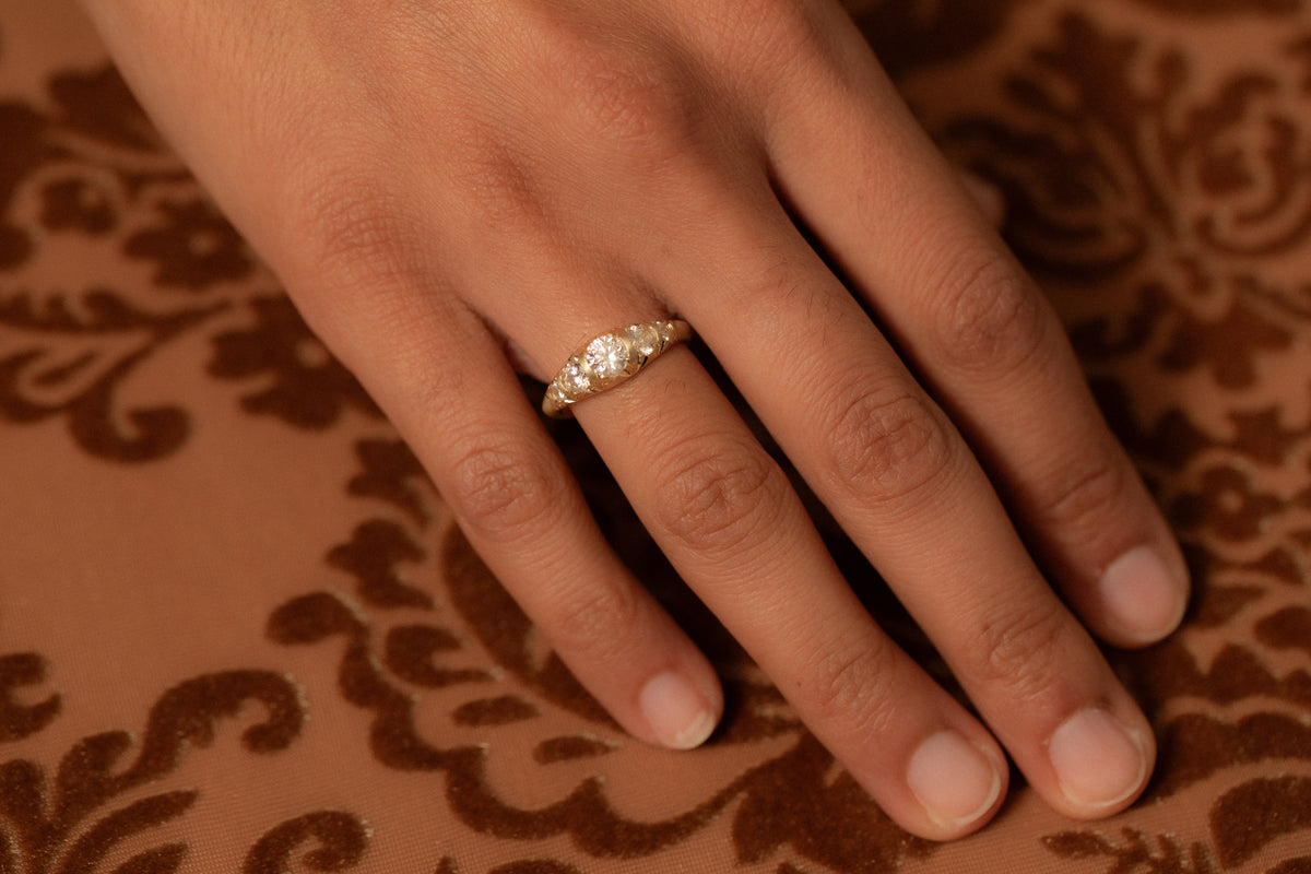 5 Diamond Ovate III Ring