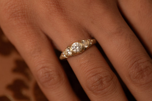 5 Diamond Ovate III Ring