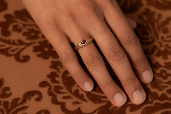 Rhodolite Garnet Ovate III Ring
