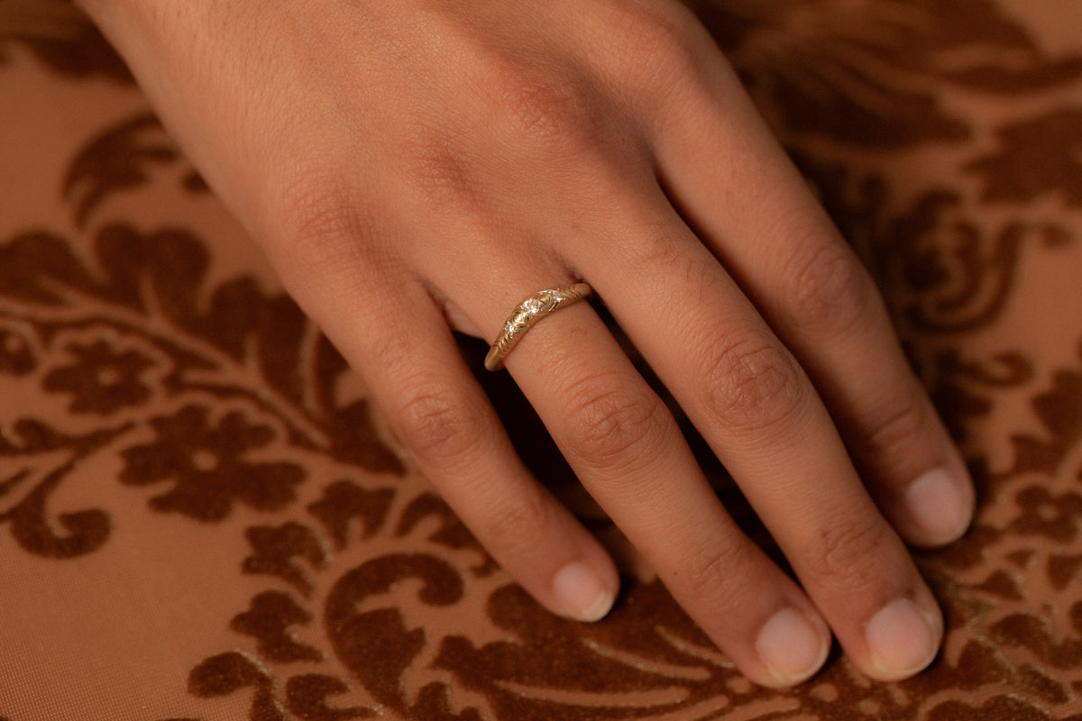 3 Diamond Curve I Ring