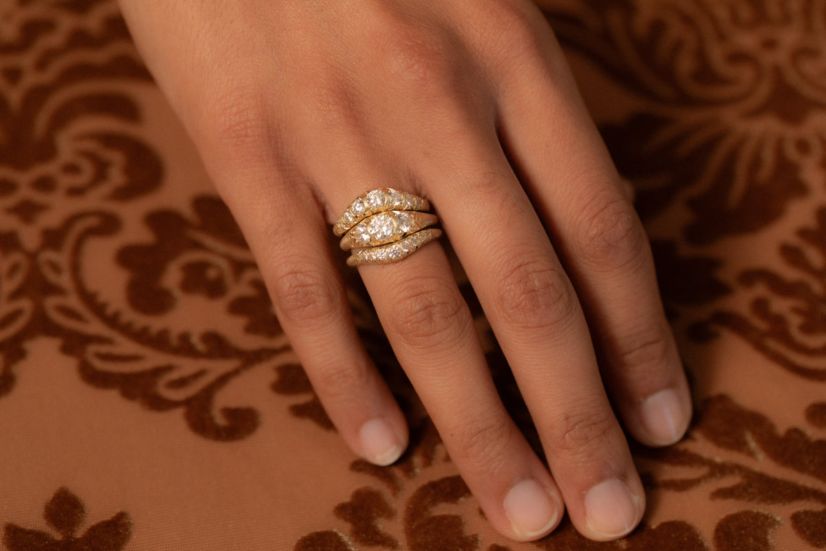 3 Diamond Ovate III Ring