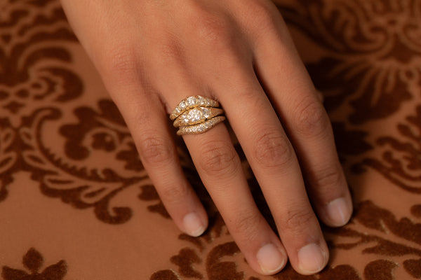 3 Diamond Ovate III Ring