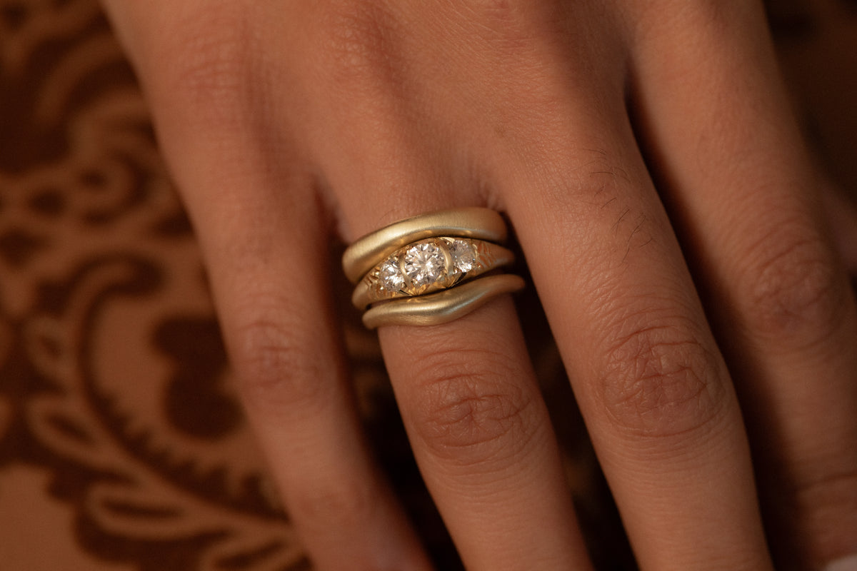3 Diamond Ovate III Ring
