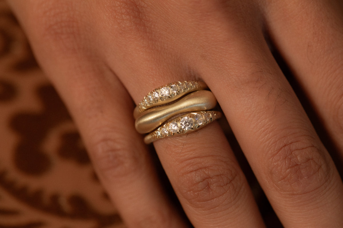 Pavé Ovate II Ring