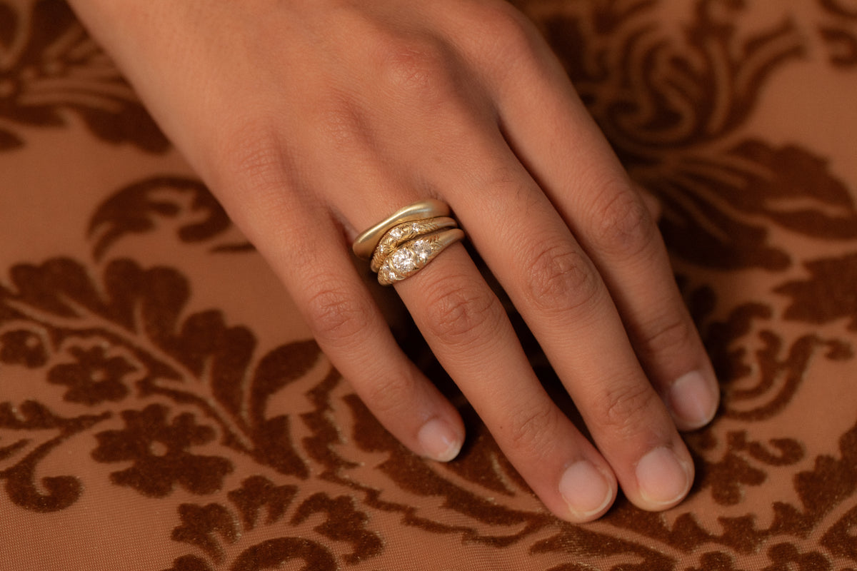 3 Diamond Ovate III Ring