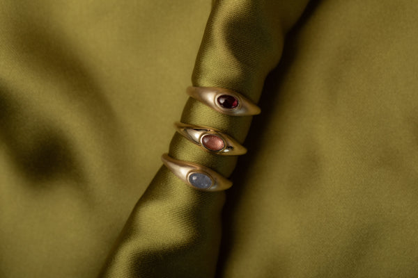 Rhodolite Garnet Ovate III Ring